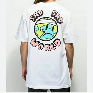 A-LAB Sad Sad World T-Shirt Size Small.EUC!